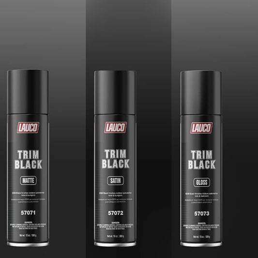 Satin Black Automotive Spray Paint