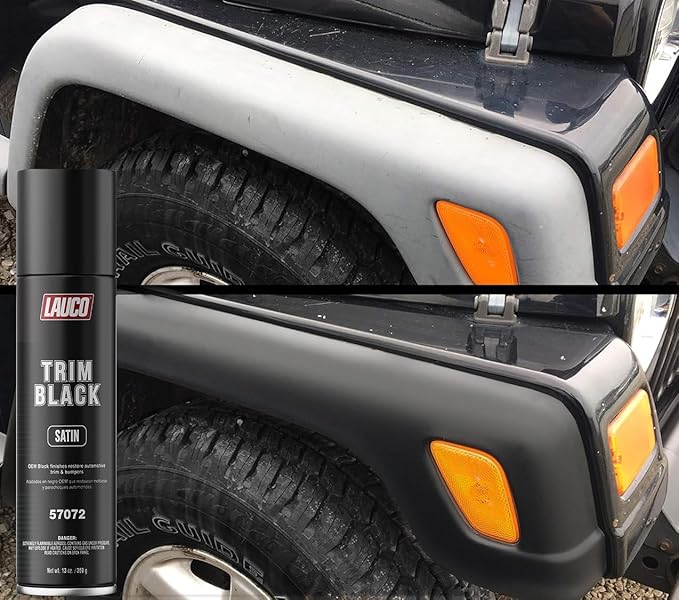 Satin Black Automotive Spray Paint