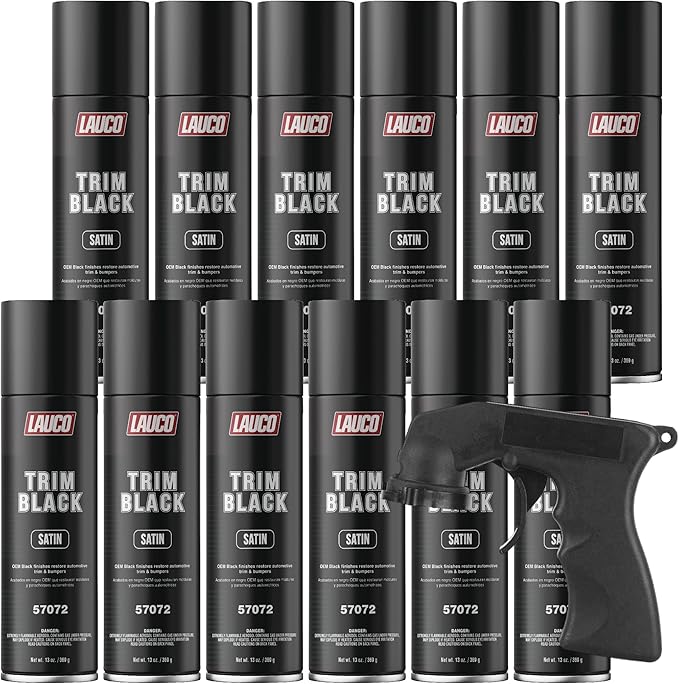 Satin Black Automotive Spray Paint