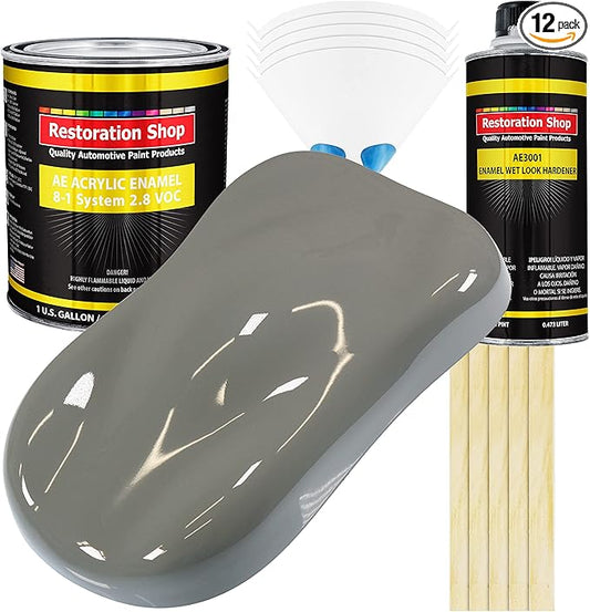 Dove Gray Acrylic Enamel Auto Paint